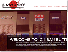 Tablet Screenshot of ichibanbuffet.com